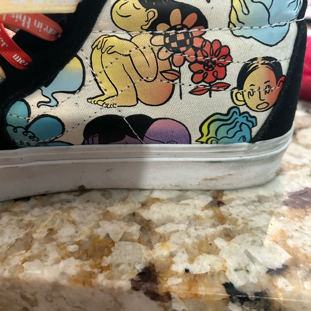 HP!!! 🎈🎈🎈VANS Sk8 Hi Cultivate non-gender “Cultivate Care” Hi-Tops 10W/8.5M. - Picture 11 of 13